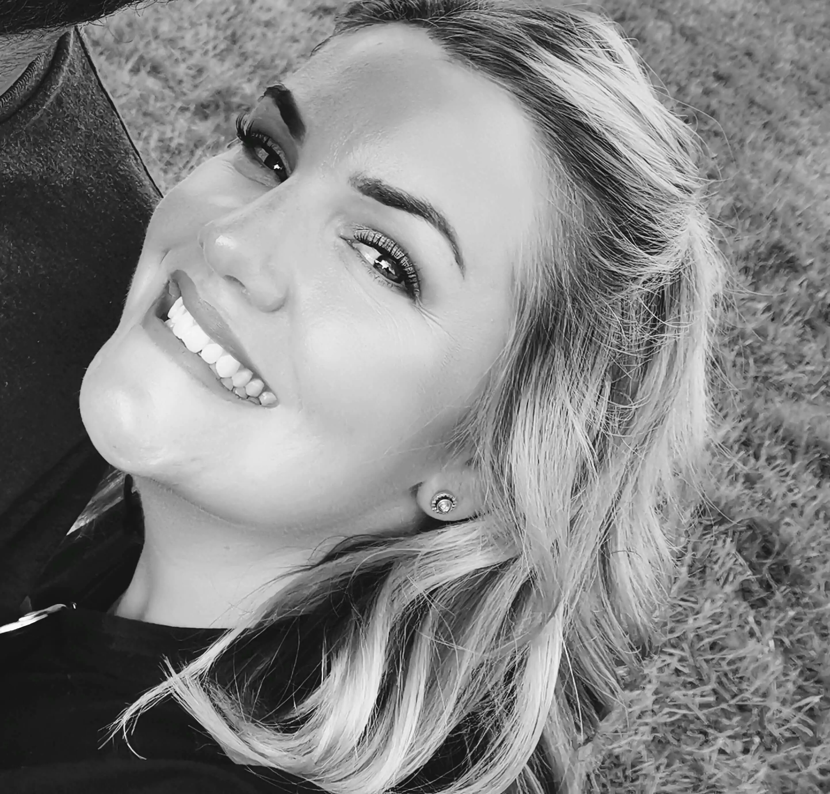 Smiling female learndirect learner with blonde hair