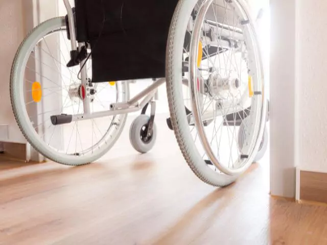 Wheelchair In Doorway