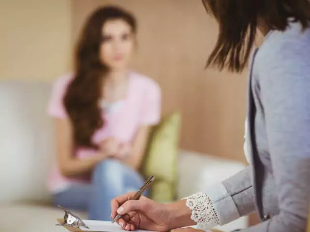 Counsellor Talking To Patient